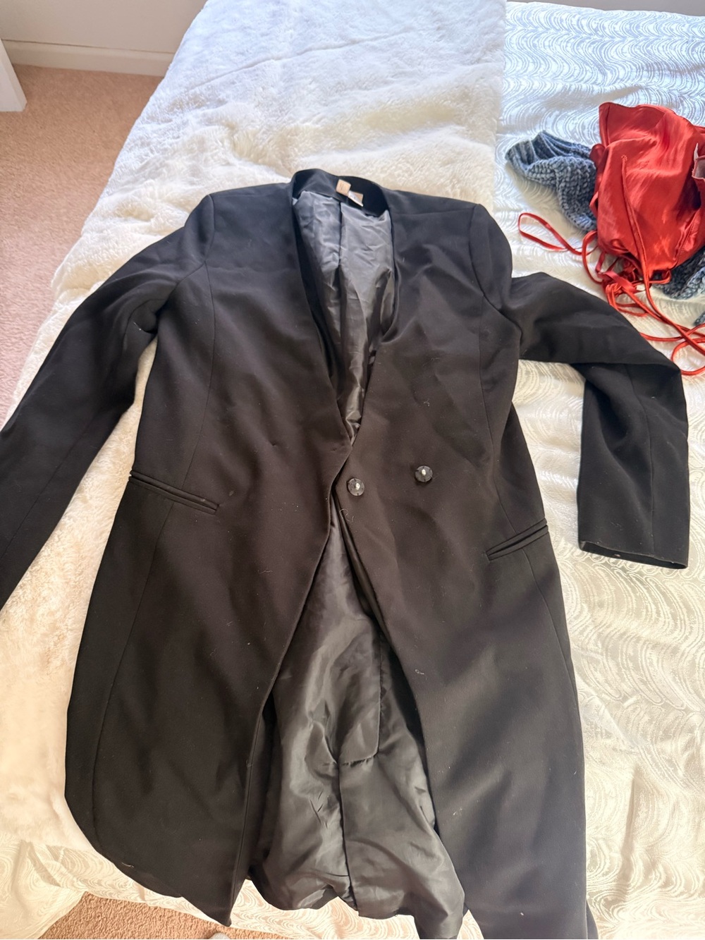 Forever 21 Black Double-Button Women's Blazer